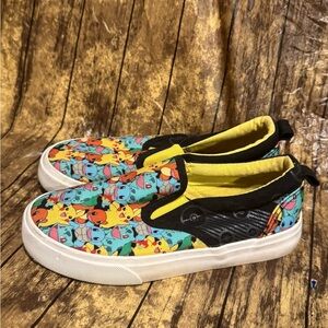 Pokémon Kids Canvas Slip-On Shoes Size 2